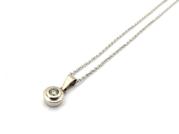Cadena Oro 18k Con Diamante