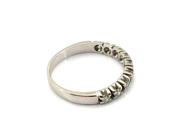 Alianza Oro 18k Con Diamante