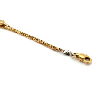 Cadena Oro 18k Con Diamante