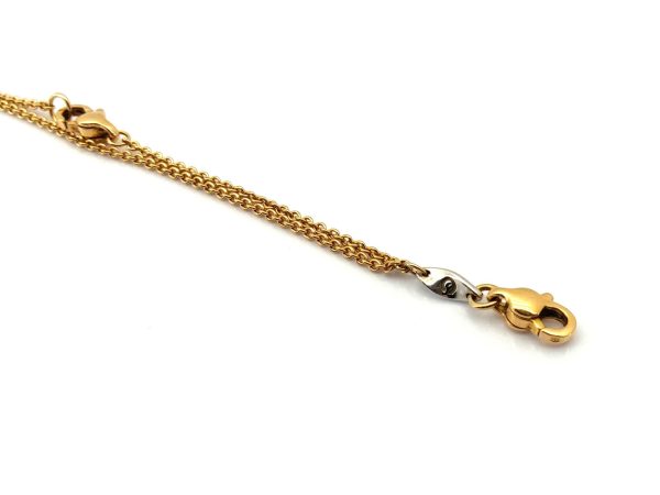 Cadena Oro 18k Con Diamante
