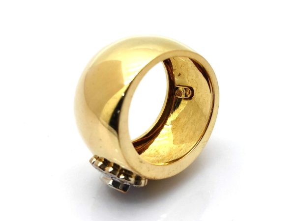 Anillo Oro 18k Con Diamante
