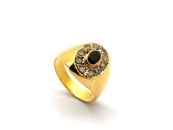 Anillo Oro 18k Con Diamante