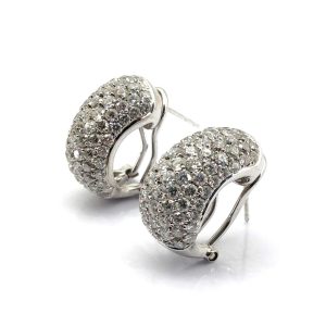 Pendientes Oro 18k Con Diamante
