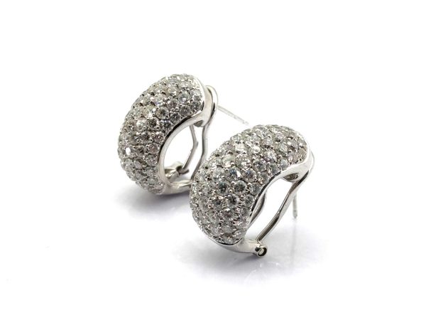 Pendientes Oro 18k Con Diamante