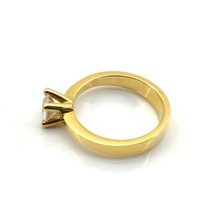 Sortija Oro 18k Con Diamante