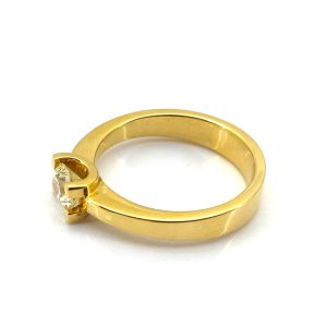 Sortija Oro 18k Con Diamante