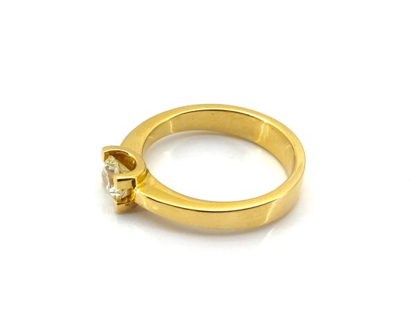 Sortija Oro 18k Con Diamante
