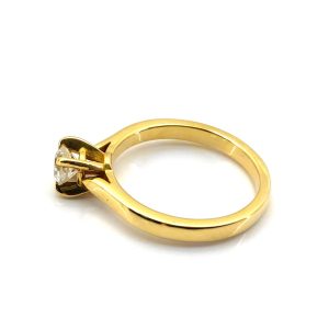 Sortija Oro 18k Con Diamante