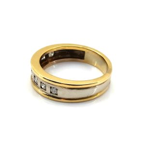 Anillo Oro 18k Con Diamante