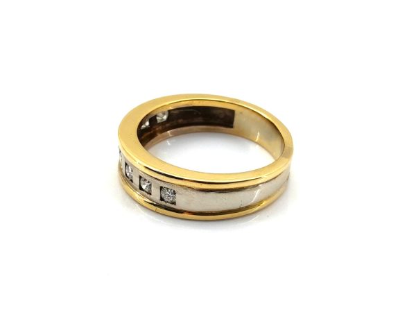 Anillo Oro 18k Con Diamante