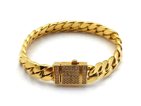Pulsera Oro 18k Con Circonita - Imagen 3
