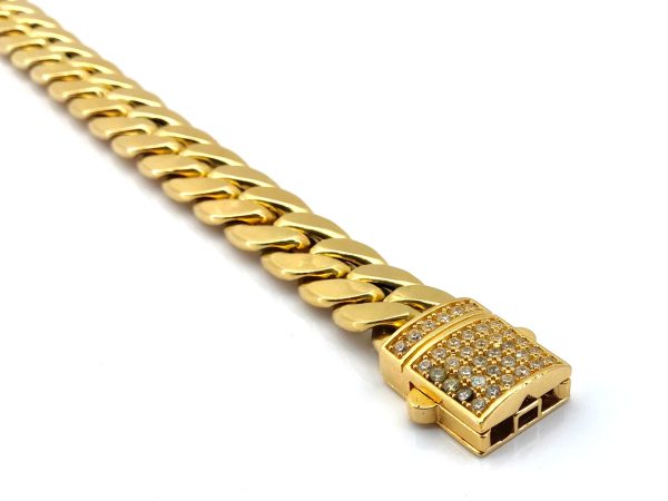 Pulsera Oro 18k Con Circonita - Imagen 4
