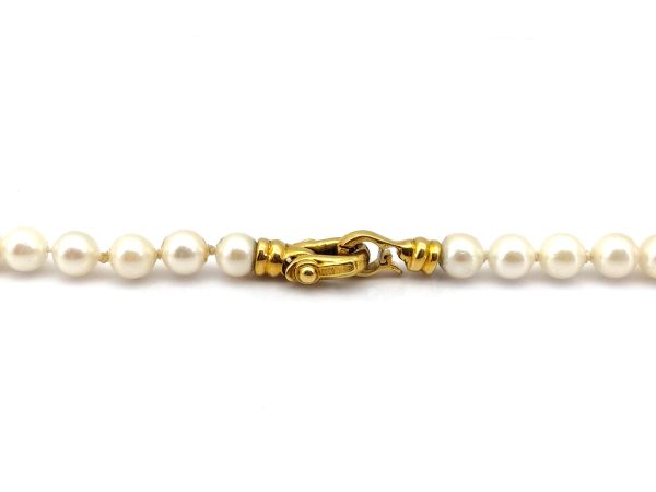 Collar Oro 18k Con Perla