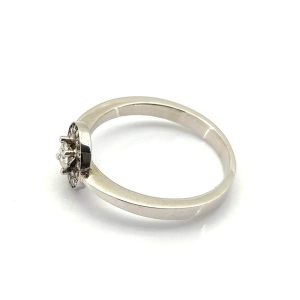 Sortija Oro 18k Con Diamante