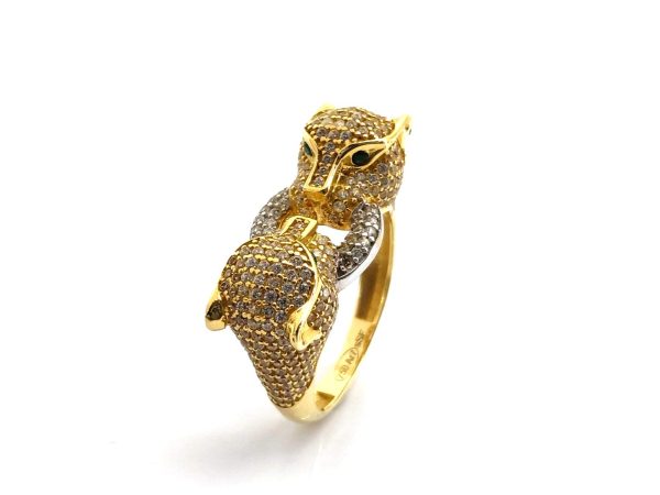 Anillo Oro 18k Con Circonita - Imagen 3