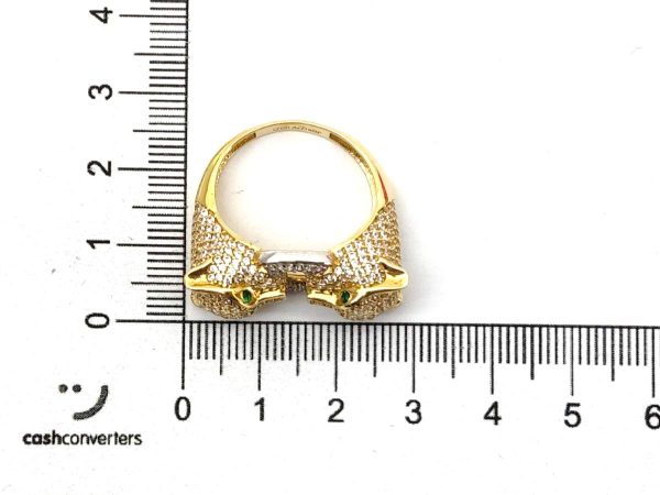 Anillo Oro 18k Con Circonita - Imagen 5