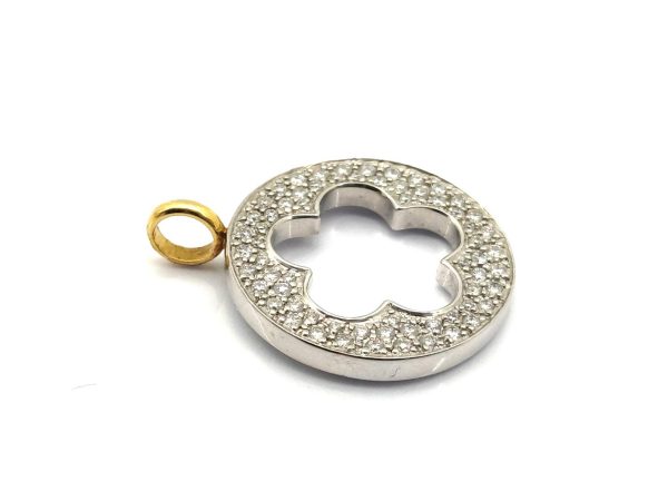 Colgante Oro 18k Con Diamante